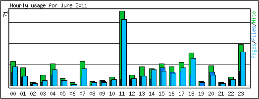 Hourly usage