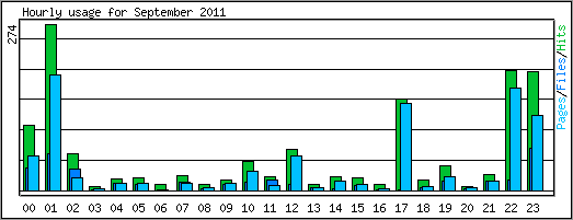 Hourly usage