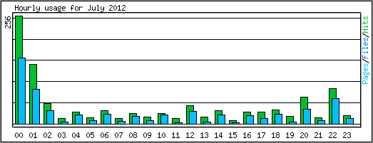 Hourly usage