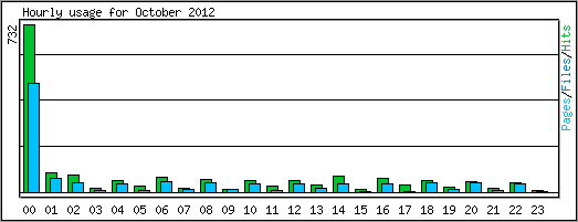 Hourly usage