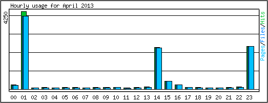 Hourly usage