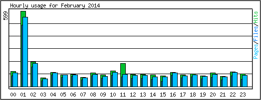 Hourly usage
